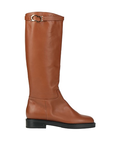 NINALILOU Boots Brown Calfskin
