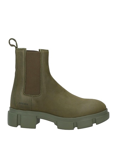 COPENHAGEN STUDIOS Ankle boot Military green Leather