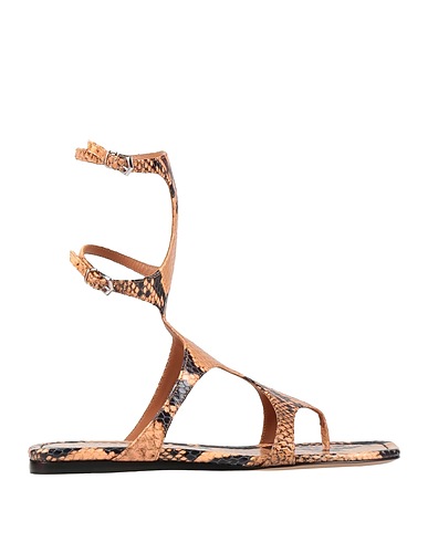 PARIS TEXAS Flip flops Beige Leather