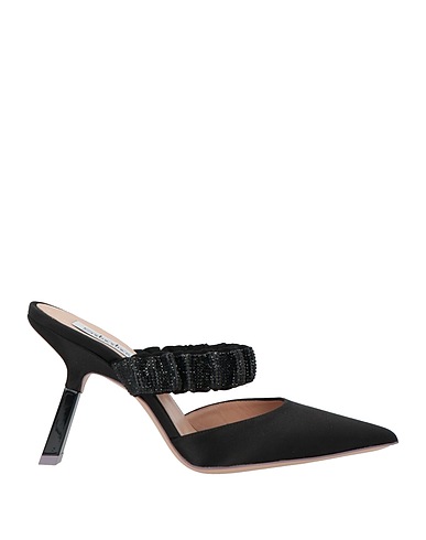 SEBASTIAN Milano Mules und Clogs Schwarz Gewebefasern