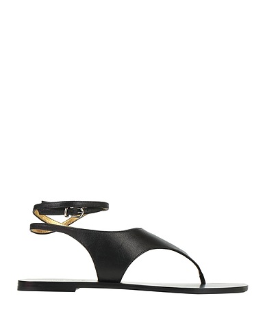 PARIS TEXAS Flip flops Black Leather