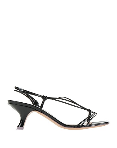 SEBASTIAN Milano Sandals Black Leather