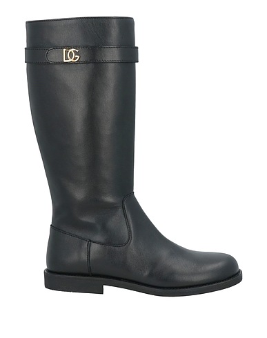 DOLCE&GABBANA Stivali Nero 100% Pelle di vitello