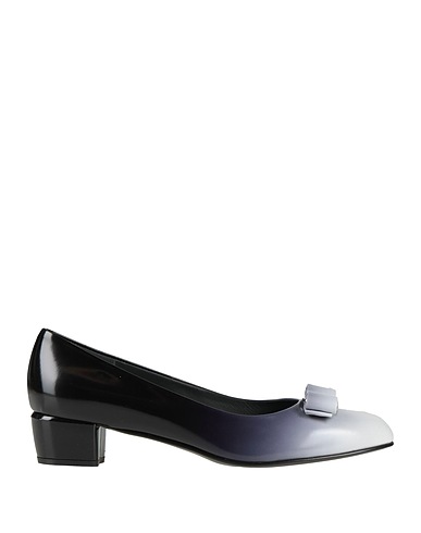FERRAGAMO Pump Light grey Leather