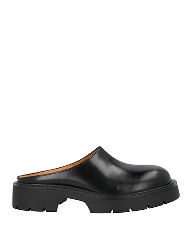 SANDRO Mules and clogs Black Leather