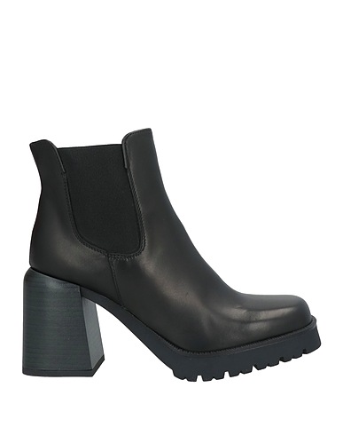 CARLA DE' MEDICI Stiefelette Schwarz Kalbsleder