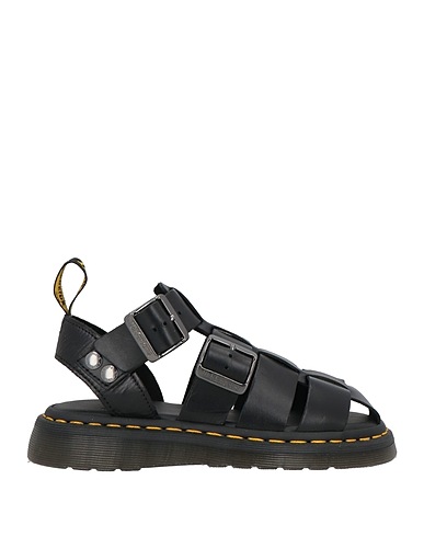 DR. MARTENS Sandals Black Leather
