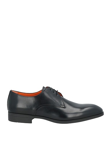 SANTONI Chaussures à lacets Noir Cuir