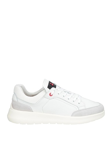 PEUTEREY Sneakers White Leather, Textile fibers