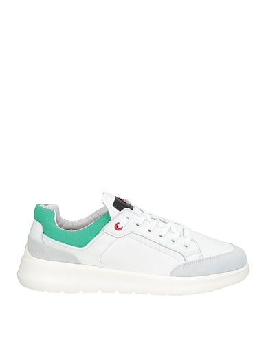 PEUTEREY Sneakers Green Leather, Textile fibres