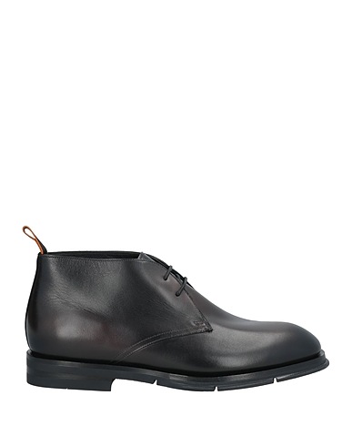 SANTONI Ankle boot Black Leather