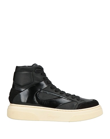 FERRAGAMO Sneakers Black Calfskin
