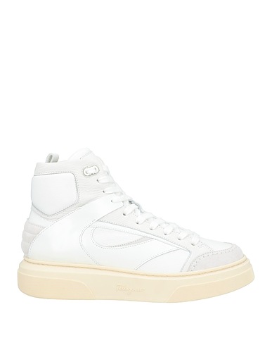 FERRAGAMO Sneakers White Calfskin