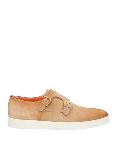 SANTONI Loafers Sand Leather