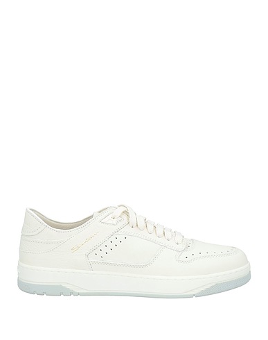 SANTONI Sneakers Off white Leather