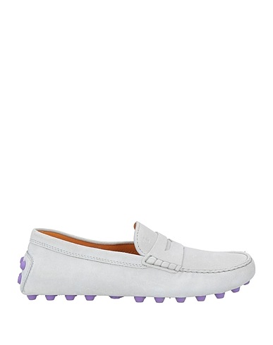 TOD'S Loafers Light grey Leather