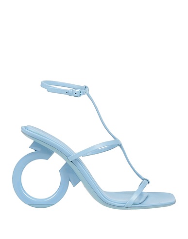 FERRAGAMO Sandals Sky blue Leather