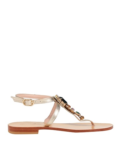 CAPRI BIJOUX Infradito Platino Pelle di vitello