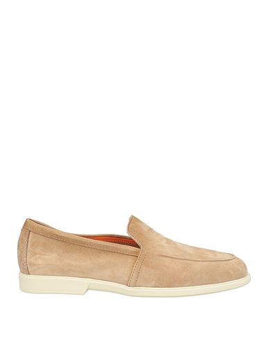 SANTONI Loafers Beige Leather