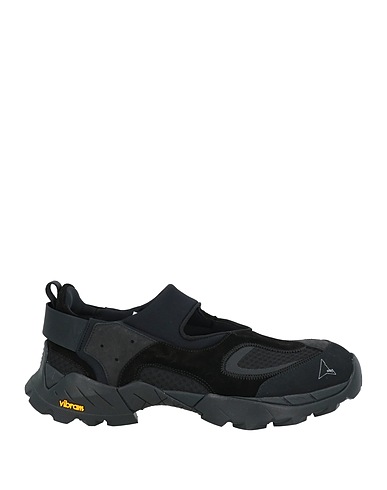 ROA Sneakers Black Textile fibres, Rubber, Leather