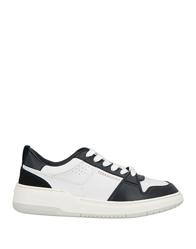 FERRAGAMO Sneakers Bianco Pelle di vitello