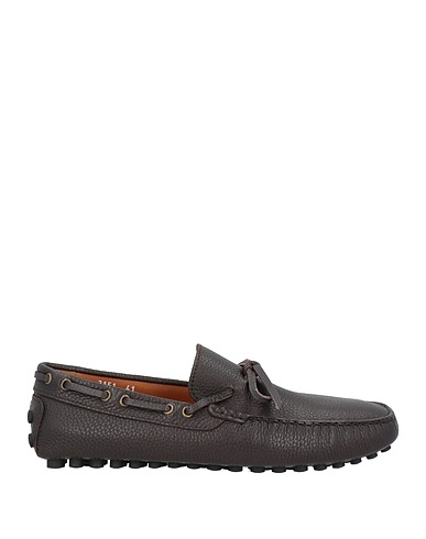 DOUCAL'S Loafers Dark brown Leather