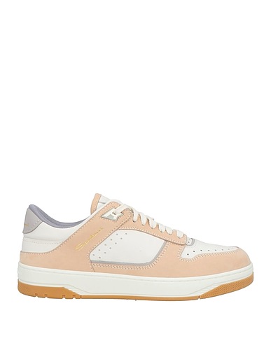 SANTONI Sneakers Beige Leder
