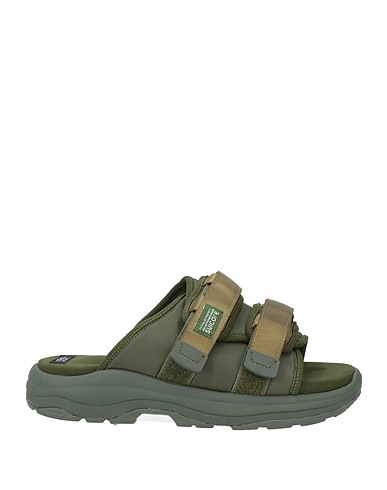 SUICOKE Sandals Military green Textile fibres