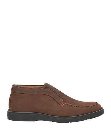 SANTONI Ankle boot Brown Leather