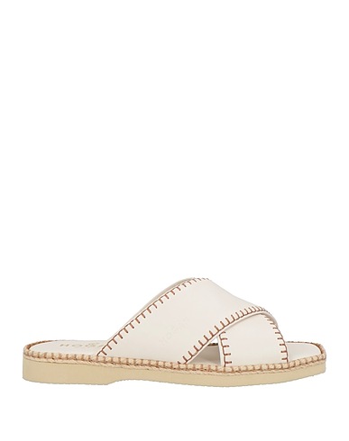HOGAN Sandals Ivory Leather