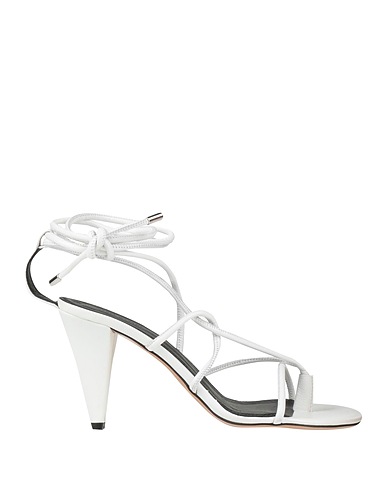 ISABEL MARANT Flip flops White 100% Lambskin
