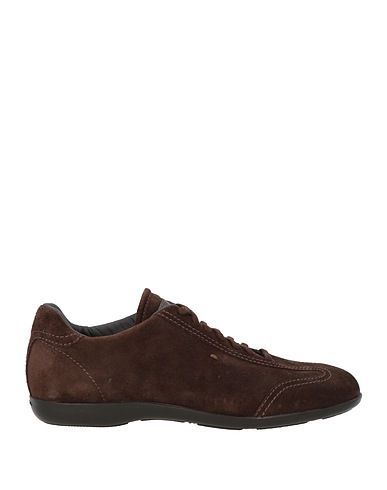 SANTONI Sneakers Dark brown Leather