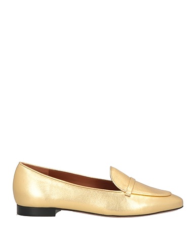 MALONE SOULIERS Loafers Gold Leather
