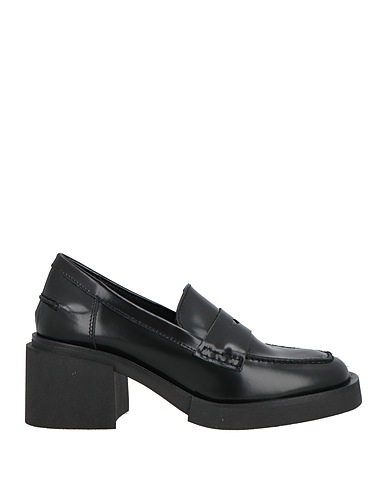 FRANCESCO BRUNELLI Loafers Black Leather