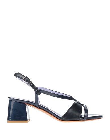 ALBANO Sandals Navy blue Textile fibres