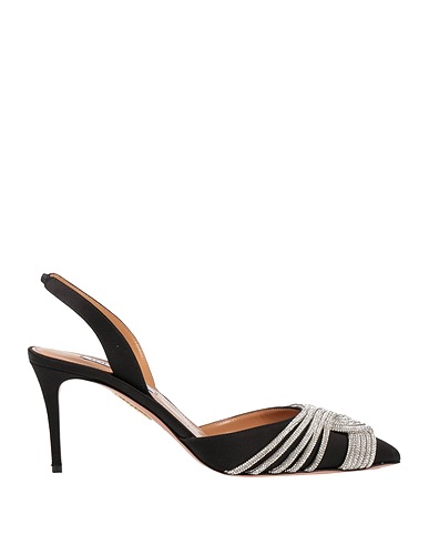 AQUAZZURA Pump Black Textile fibers