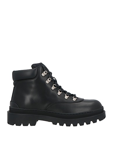 DIOR HOMME Ankle boot Black Calfskin, Textile fibres