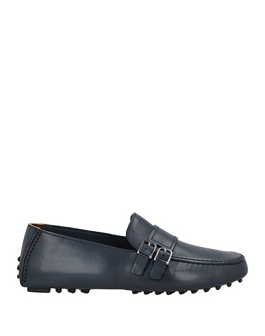 SANTONI Loafers Midnight blue Leather