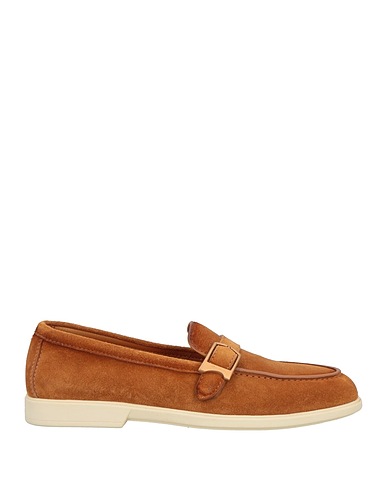 SANTONI Mocassino Cammello Pelle