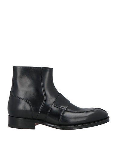 SANTONI Ankle boot Black Leather