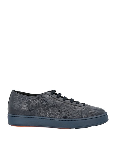 SANTONI Sneakers Midnight blue Leather