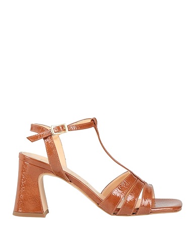 GIO PALMA Sandals Tan Textile fibres