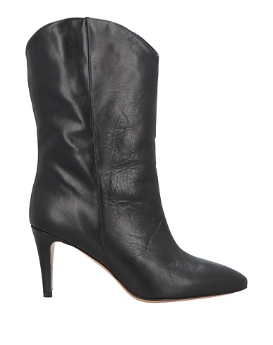 THE SELLER Bottine Noir Cuir