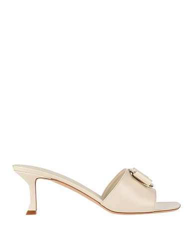 FERRAGAMO Sandals Ivory Lambskin