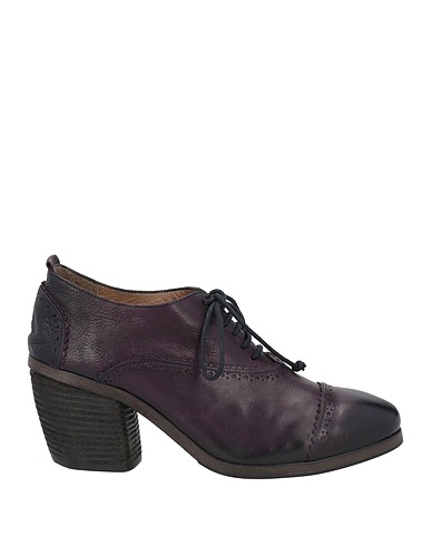 MARSÈLL Laced shoes Plum Leather