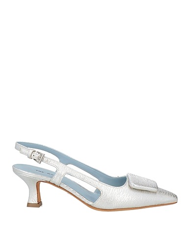 THE RO&F Pump Silver Leather