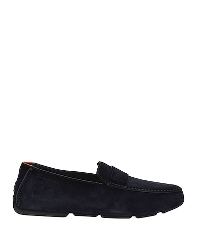 SANTONI Loafers Midnight blue Leather