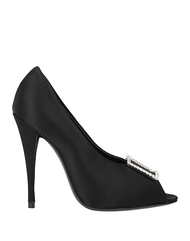 SAINT LAURENT Court Black Textile fibres