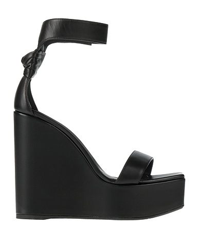 GIUSEPPE ZANOTTI Sandals Black Leather