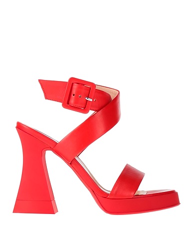 AGL Sandals Red Leather